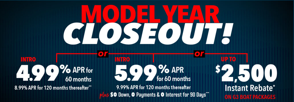 Model Year Closeout